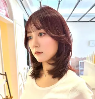 ショート カラー 韓国系レイヤー特化 hiroのヘアスタイル