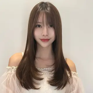 ロング カラー パーマ ヘアアレンジ ️🫧レイヤーカット 銀座/れいか️️🫧のヘアスタイル