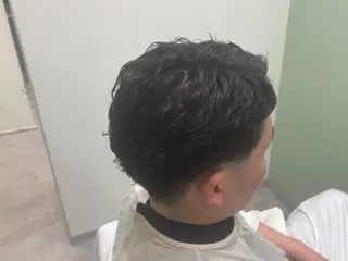 ショート パーマ メンズ メンズパーマ/ 暗カラー/ゆうきのヘアスタイル