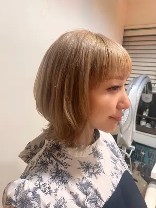 ショート ️ちば🩵JILLE 恵比寿 透明感カラーのヘアスタイル
