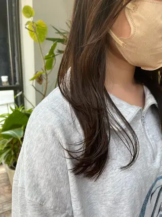 ロング かわい りほのヘアスタイル