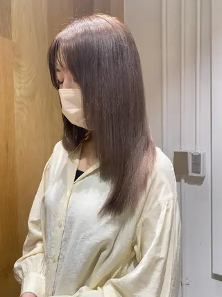 セミロング natsu fujinoのヘアスタイル
