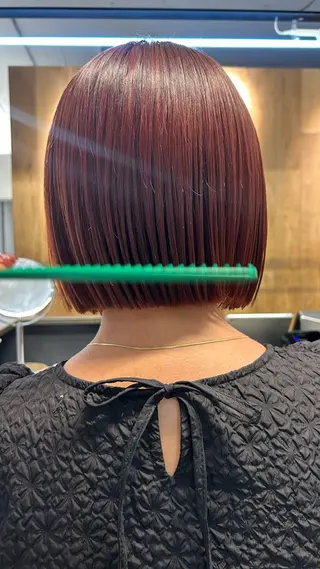 ショート カラー じゅわっと暖色カラー 🍊Moemiのヘアスタイル