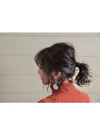 ミディアム カラー パーマ mayu ○のヘアスタイル