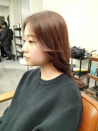 カラー nico麻生　長谷川 裕月のヘアスタイル