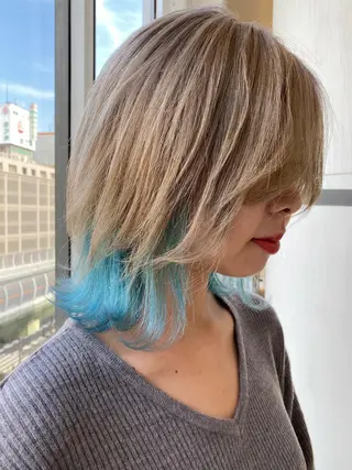 ミディアム カラー welring hair salonのヘアスタイル