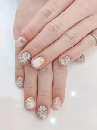 ショート ネイル FERNA フェルナのマツエク・マツパデザイン