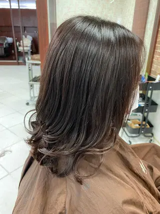 ミディアム カラー サイトウ リョウヤのヘアスタイル