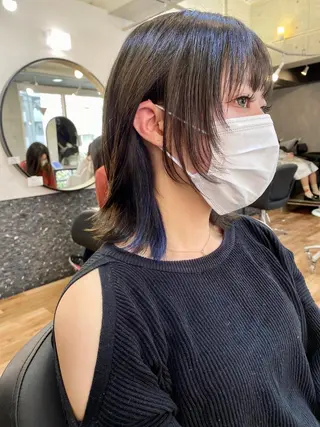 ミディアム カラー 似合わせレイヤー 🇰🇷荒木洋文のヘアスタイル