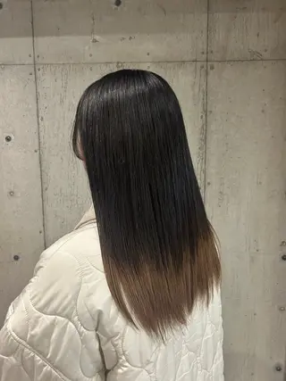ロング カラー 🤡暖色レイヤー 🤡みさきのヘアスタイル