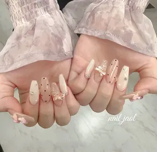 ロング ネイルJaol 池袋のネイルデザイン
