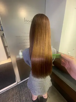 ロング カラー パーマ スズキジュンペイ 銀座/髪質改善のヘアスタイル