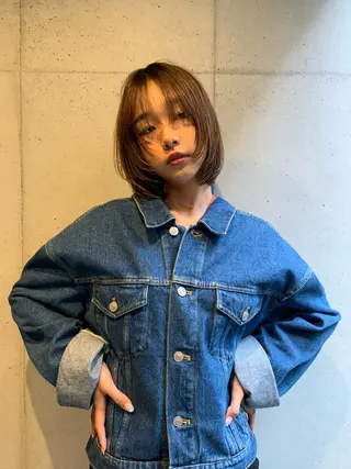 ショート カラー 似合わせウルフ/ レイヤー/山本祐輔のヘアスタイル