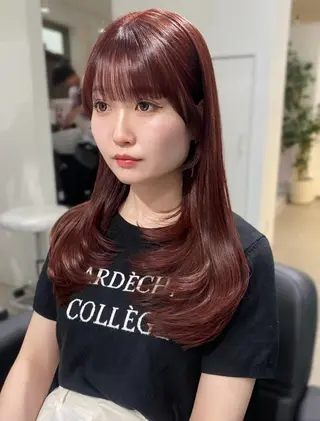 カラー RISAKO レイヤーカット🎀のヘアスタイル