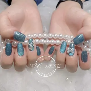 ネイル CC  NaNa ワンホンネイル🌙Nのネイルデザイン