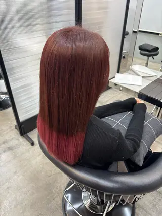 セミロング カラー 飛田 真彩のヘアスタイル