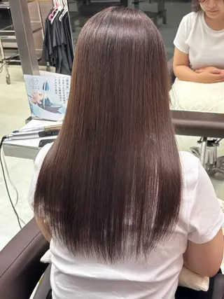 ロング 中津/トレンドカラー /美馬本紅亜のヘアスタイル