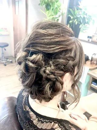セミロング ヘアアレンジ 今井 里美のヘアスタイル