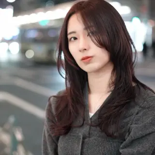 ロング カラー 【nui 茨木】 清水優のヘアスタイル
