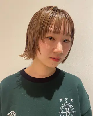 ショート ボブ/透明感カラー 🧸YUI❤️のヘアスタイル
