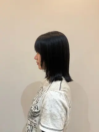ミディアム 原尾 あやなのヘアスタイル