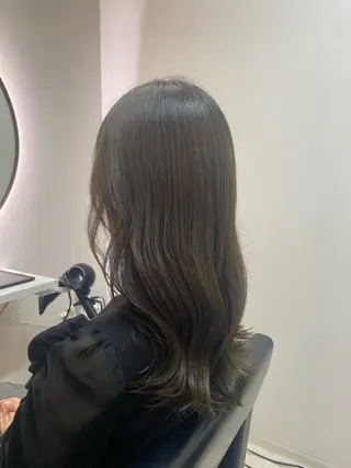 ミディアム カラー 韓国🇰🇷艶髪 ケアカラーSHURIのヘアスタイル