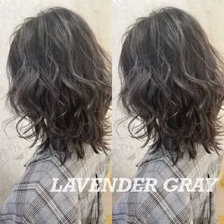 ミディアム カラー 佐々木 裕一のヘアスタイル