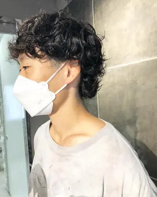 パーマ ヘアアレンジ メンズ メンズ特化✂️栗原 侑也のヘアスタイル