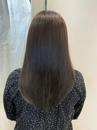 ロング カラー パーマ 顔まわりカット🌟 くびれヘア/寺門遥輝のヘアスタイル