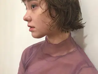 ショート カラー ヘアアレンジ 狩野 羅夢のヘアスタイル