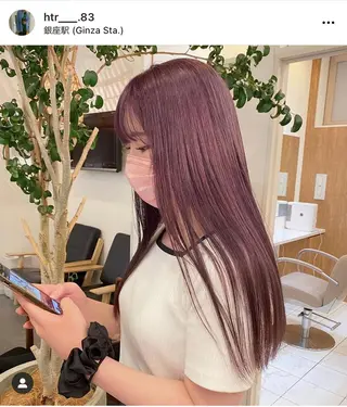 ロング 🍃服部 雅哉🍃銀座◎のヘアスタイル