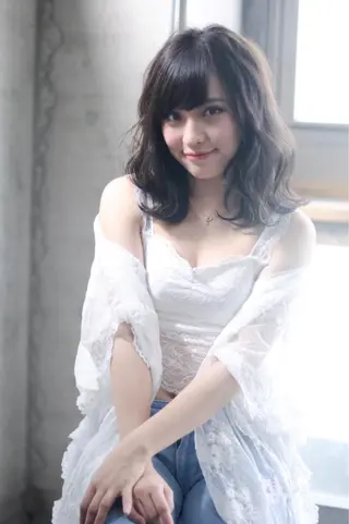 ミディアム 野口 秀人 🫧髪質改善🫧のヘアスタイル