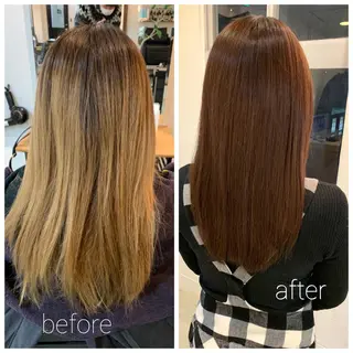 ロング カラー 船津武俊 フナツタケトシのヘアスタイル