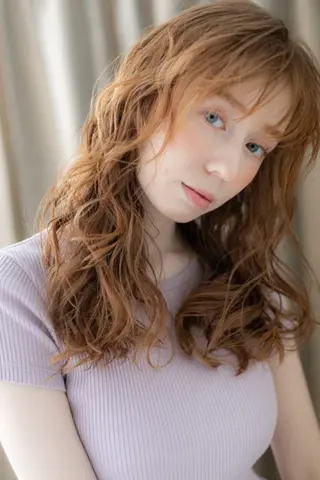 ロング カラー パーマ クセ毛解決💠艶髪 縮毛矯正💠棚村竜太のヘアスタイル