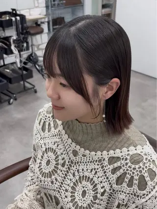 ミディアム I see所属・I see/天王寺/ 髪質改善/本田 唯のヘアスタイル