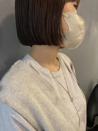 ミディアム カラー 砂原 ひよりのヘアスタイル