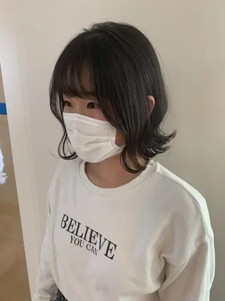 ショート 顔まわりカット✄ ベージュカラー🧸のヘアスタイル