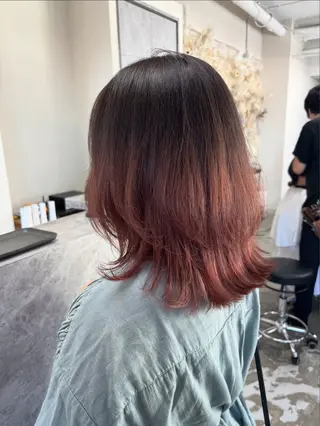 ミディアム nico麻生　長谷川 裕月のヘアスタイル