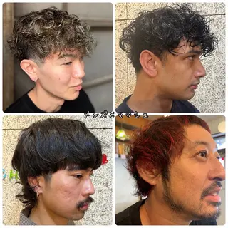 カラー メンズ HARUKI💐笹塚 インナーカラーのヘアスタイル