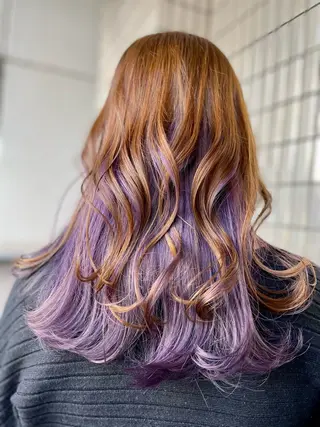 セミロング 原 千景のヘアスタイル