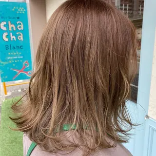カラー garden HAIR 優月のヘアスタイル