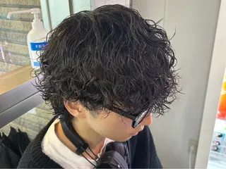 ショート パーマ メンズ お悩み解消✨/ メンズパーマ✨/直樹のヘアスタイル