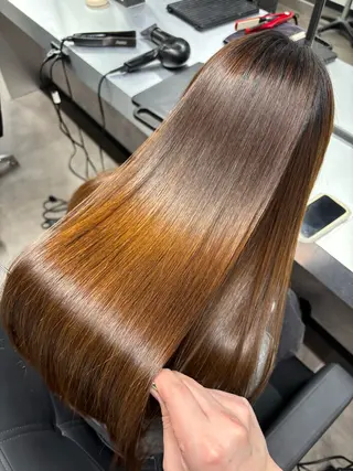 セミロング 【美髪/艶縮毛矯正】 ☘️Taketo☘️のヘアスタイル