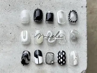 ネイル miele【ミエレ】 海外シンプルデザインのネイルデザイン