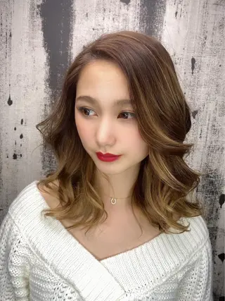 ショート カラー パーマ メンズ特化パーマ 美容師/小泉賢徒のヘアスタイル