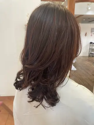 ロング パーマ 坂本 達弥のヘアスタイル