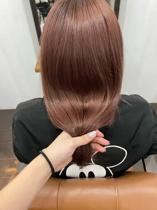 セミロング 名駅/艶韓国風ヘア miyabiのヘアスタイル