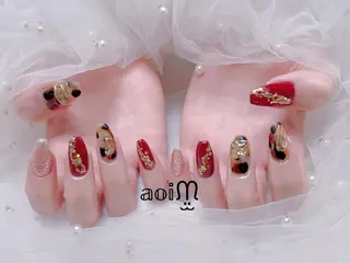 ネイル 葵うさぎ AIのネイルデザイン