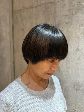 ショート 🌊インナーカラー 🐬櫻井海星のヘアスタイル