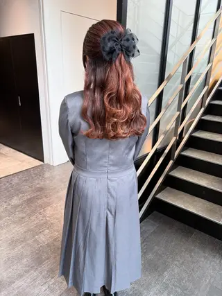 ロング ヘアアレンジ mao | 柔らか艶カラー🫧のヘアスタイル
